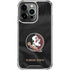 Florida State University Black Jersey iPhone 15 Pro Clear Case